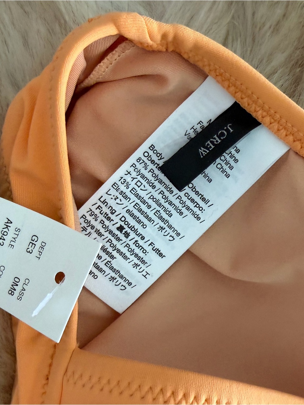 J. Crew Orange High-Waist Bikini Set - Picture 8 of 8